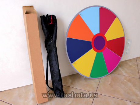 Колесо фортуны на телескопической ножке, диаметр колеса 800мм