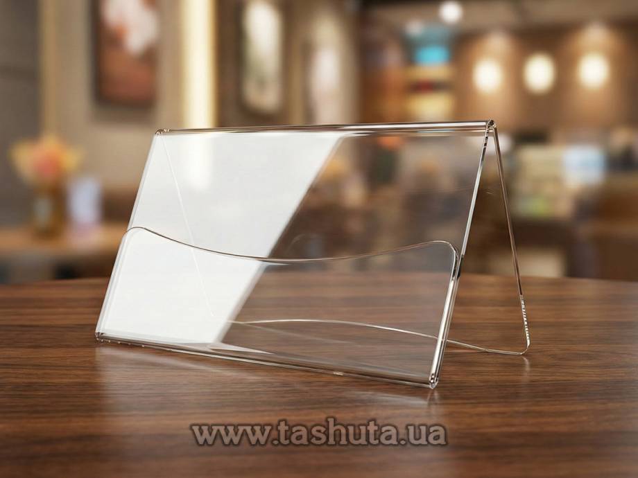Desk Sign Plate with Changeable Information, 210x80mm