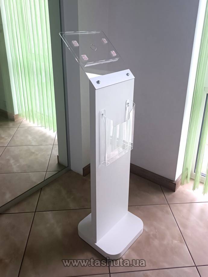 Floor-Standing Tablet Information Stand