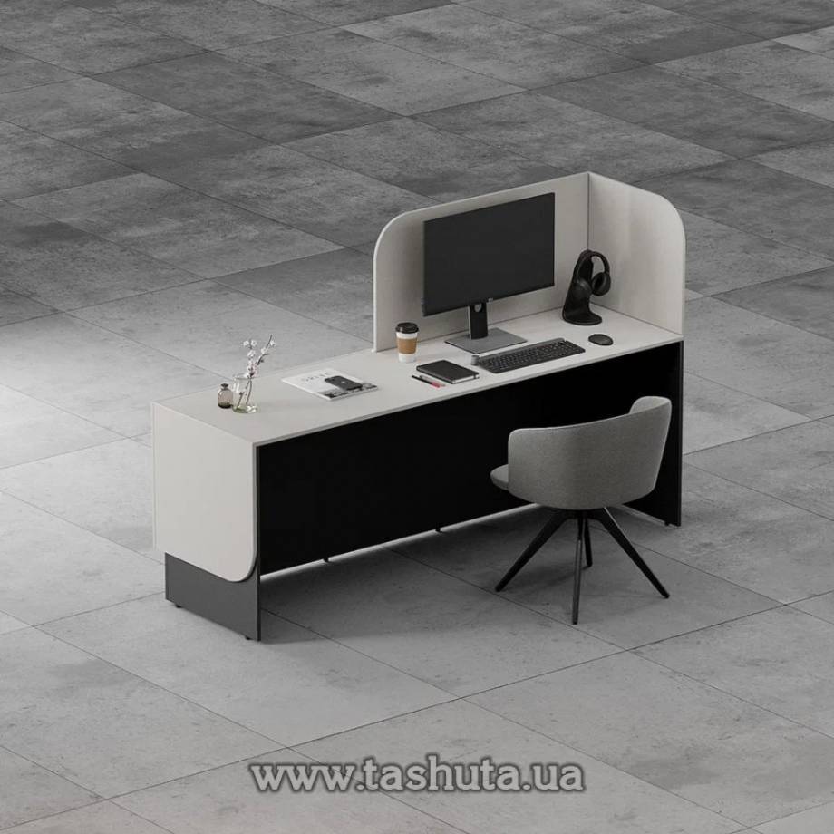 Офісна стійка ресепшн «Сканді», 220х120х62 см