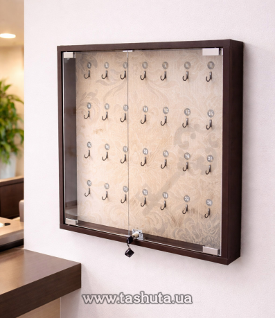 Настенная ключница для гостиниц на 30 ключей, 530х680 мм