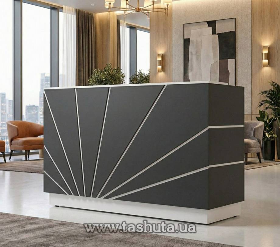 "Lumière" Reception Desk, 200x120x62cm