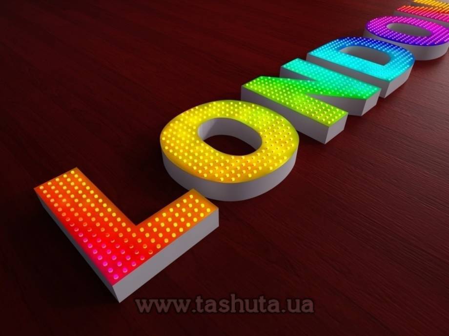 LED Letters with SMART LEDs, h-700mm