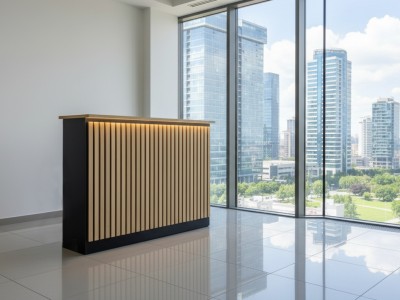 “Baffeli” Reception Desk, 180x110x65cm