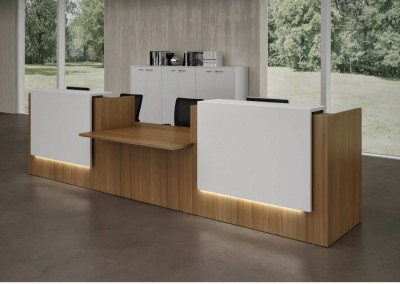 Modular Front Desk, Registration Desk, 360x110x74cm