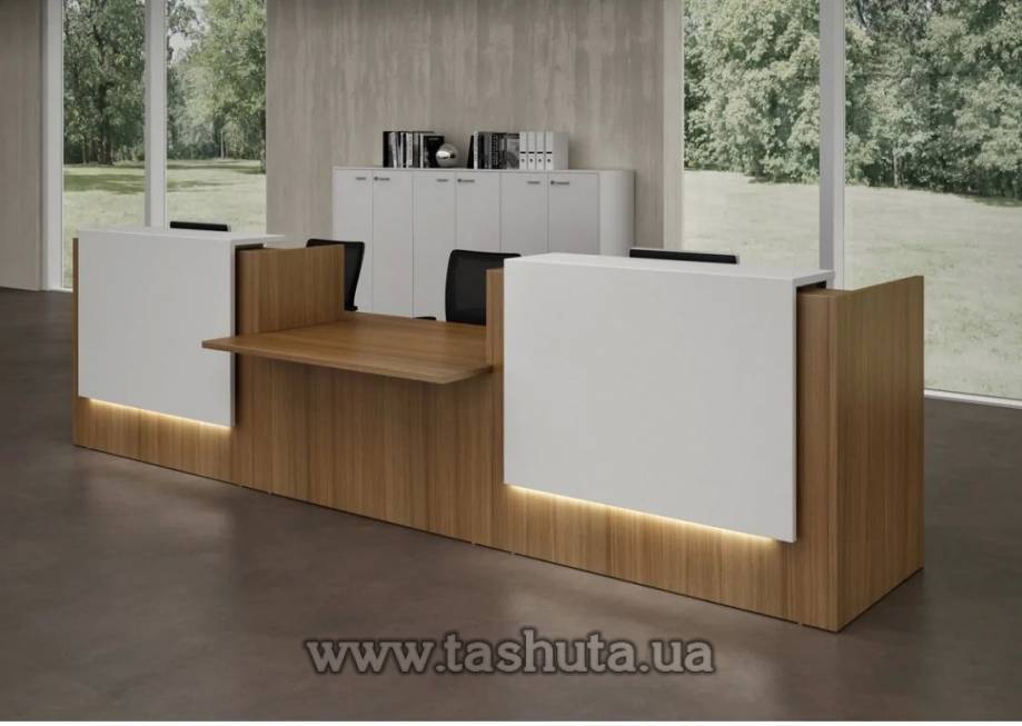 Modular Front Desk, Registration Desk, 360x110x74cm