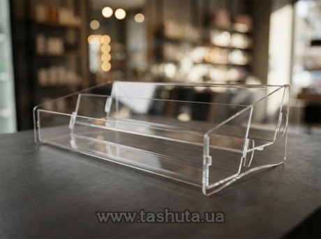 Podstawka na lakiery, 2 półki 100x350x160 mm