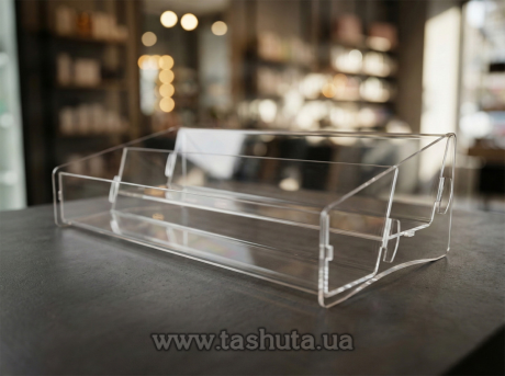 Підставка під лаки на 2 полиці 100х350х160 мм