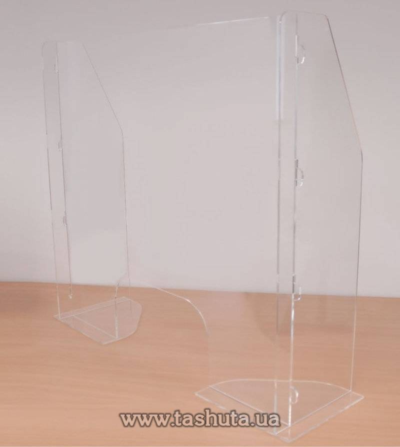 Shop Checkout Protective Screen Barrier Partition 860x750x240mm
