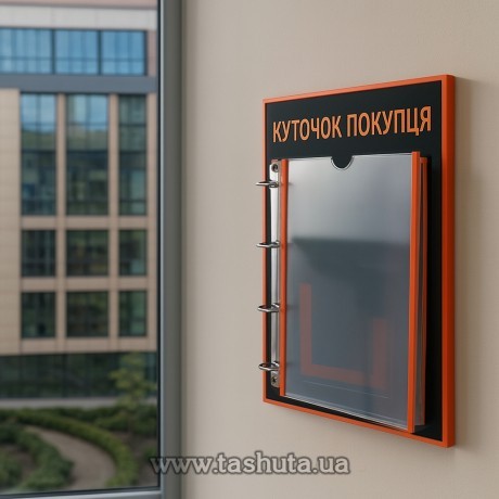Tablica z przerzutnymi plikami, tablica-książka 300x420 mm