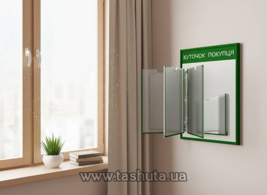 Board with Flip Sleeves, Book-Style Board 300x420mm
