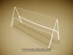 Podstawka plastikowa na ulotkę 210x100 mm, dwustronna
