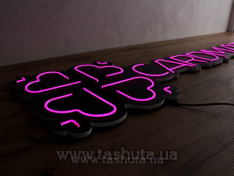 Neon Letters, h-600mm