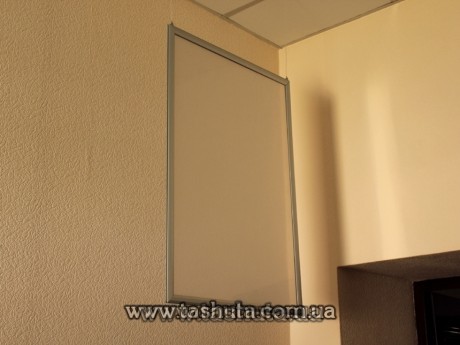 Rama do plakatu dwustronna z górnym ładowaniem, wisząca, 420x594 (A2)
