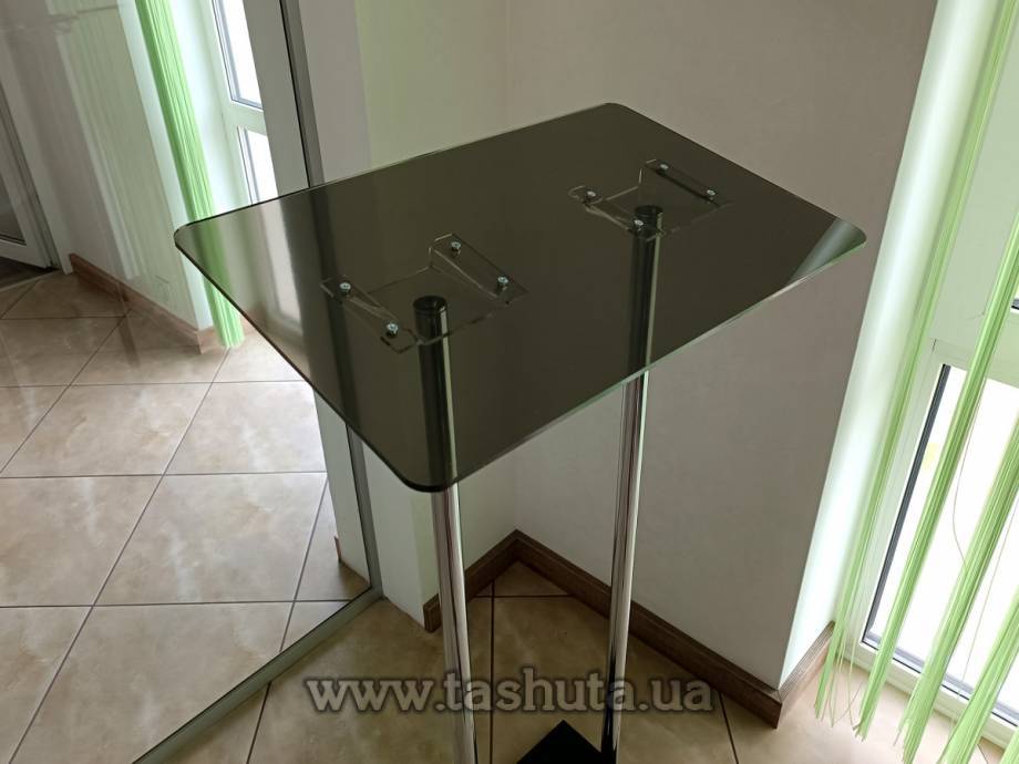 Mobile Speaker's Lectern, Chrome