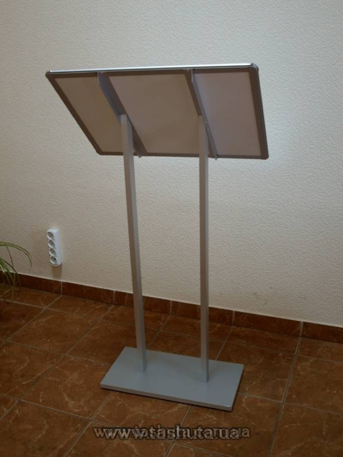 Two-Leg A2 Floor-Standing Information Stand (420x594mm)