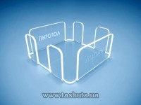 Serwetnik z logo 130x130x50 mm
