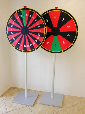 Wheel of Fortune on High Stand, Wheel Diameter 800mm