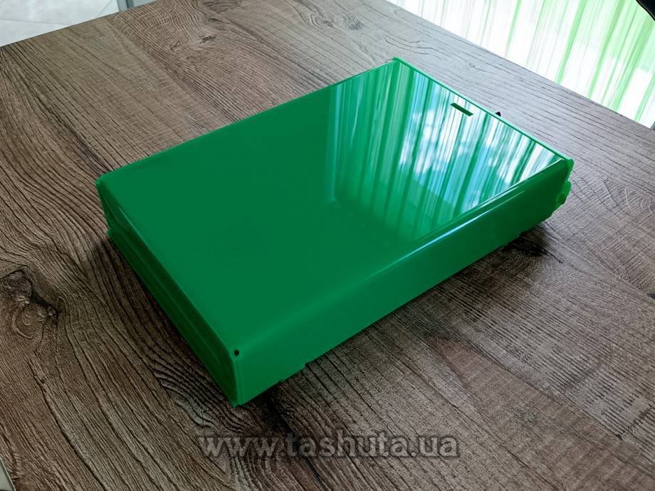 Narrow Lockable Acrylic Box for Money, Complaints and Suggestions 190x300x50mm