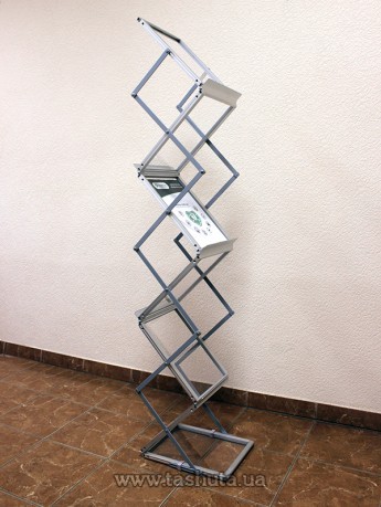 Stojak na ulotki LD9, 280x1530x410 mm