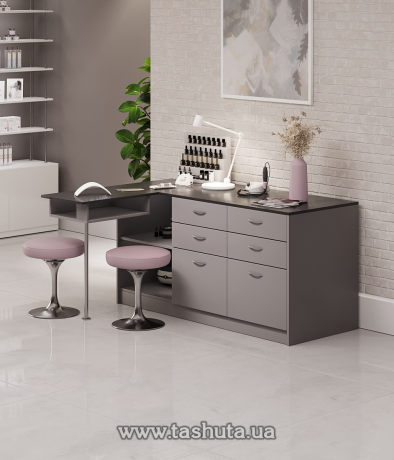 Стол маникюрный, 150х120х75х60 cм