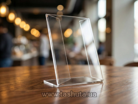 Настольная подставка для меню, L-образная