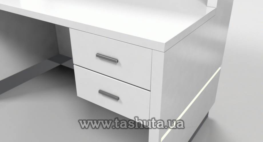 Reception Desk with Decorative Lighting, 130x110x70cm