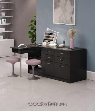 Стол маникюрный, 150х120х75х60 cм