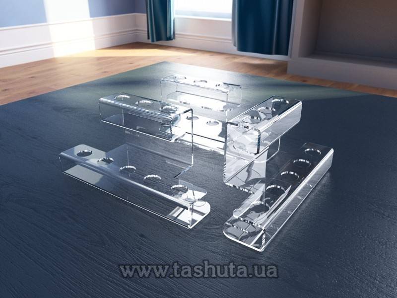 Lipstick Display for 8 pcs, 205x100x70mm (D=20mm)