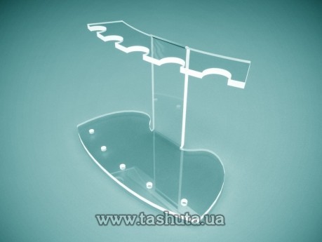 Plastikowa podstawka na długopisy na 5 szt., 105x70x65 mm