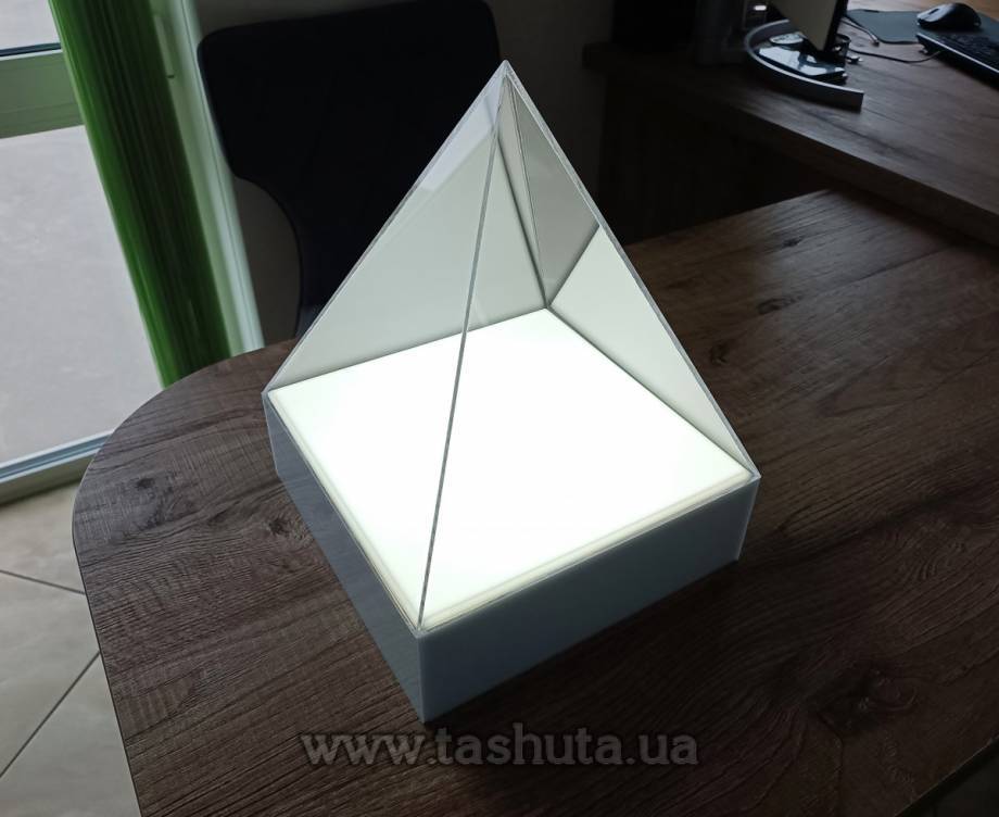 "Pyramid" Illuminated Cover 250x250x350mm