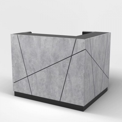 "Modern" Corner Reception Desk, 150x110x120cm