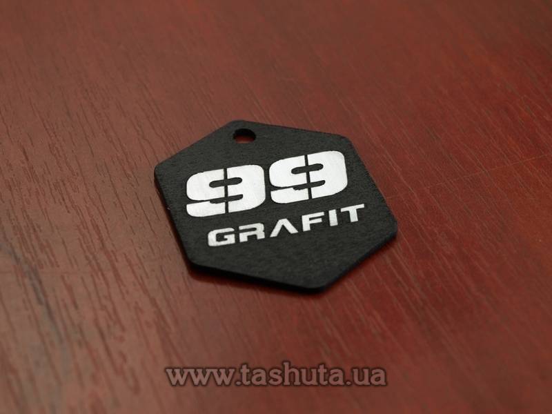 Shaped Locker Number Tag 40x40mm, Single-Sided