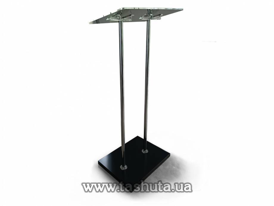 Mobile Speaker's Lectern, Chrome