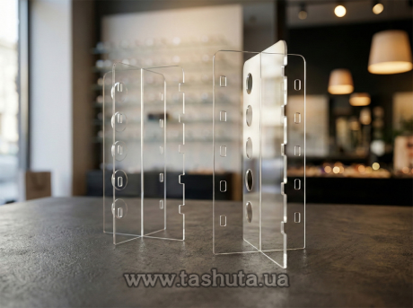 Акриловая подставка под очки на 5 шт