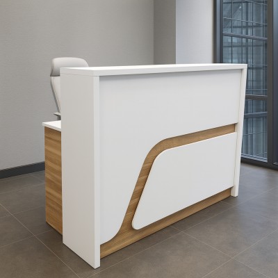 "Comfort" Reception Desk, Illuminated Office Desk, 120x110x75cm