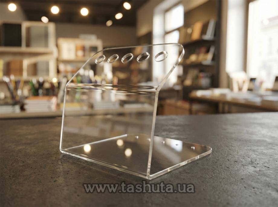 Plastic Pen Holder for 5 pcs, 120x100x105mm