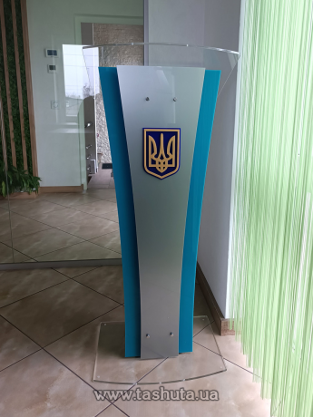Трибуна для выступлений переносная акриловая