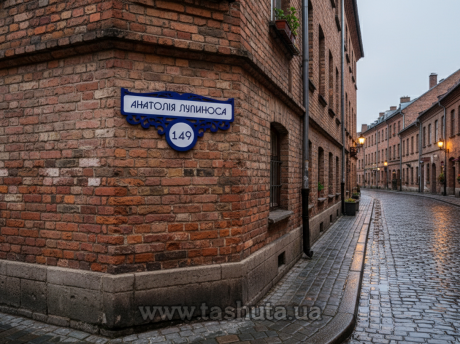 Акрилова табличка на будинок 600х310 мм