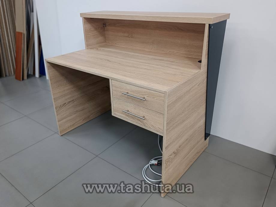 Front Desk with Decorative Lighting, 160x110x75cm