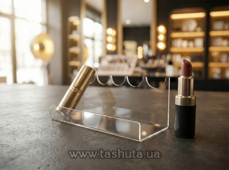 Подставка для помад на 5 шт, 130х50х50 мм (Д=20 мм)