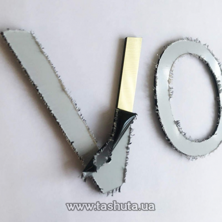 Рекламные буквы из алюминиевого композитного материала 3мм, H=200мм