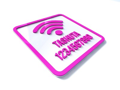 Табличка WI-FI 200х200мм