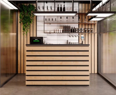 Bar Counter, Reception Desk, 120x110x62cm