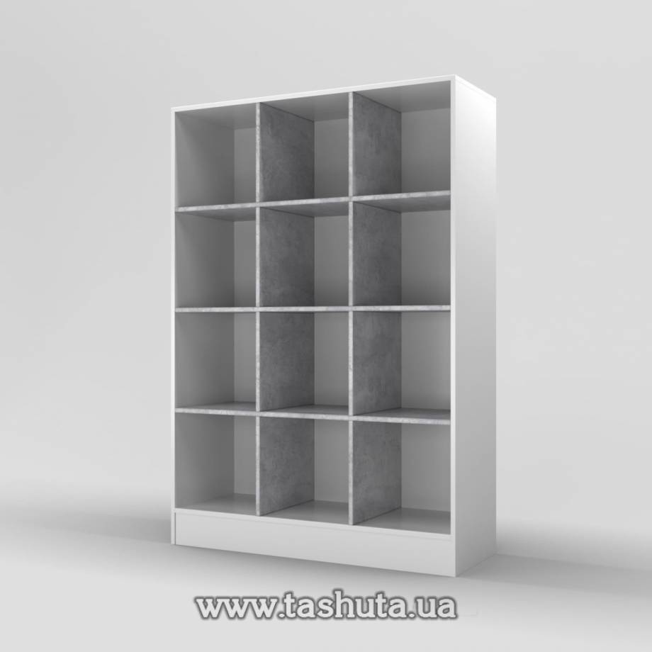 Стелаж пристінний 12 осередків 110х160х35см
