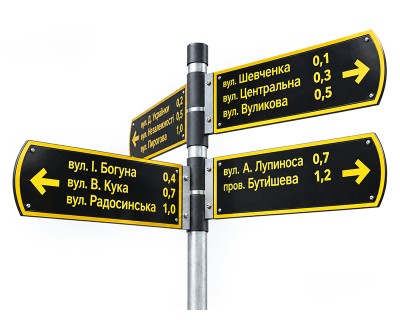 Street name signs