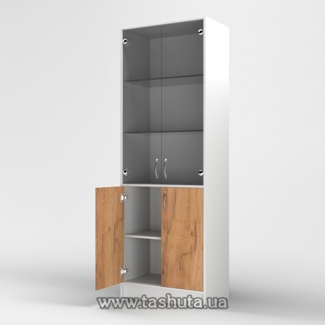 Шкаф для документов (стекло) 70х200х35см