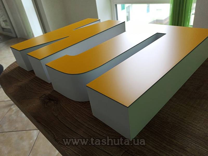 Composite 3D Letter Manufacturing, H=700mm