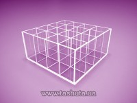 Pojemnik kwadratowy, 16 przegródek 200x200mm