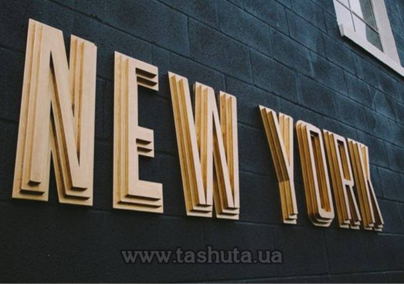 Three-Layer Plywood Letters, H=400mm